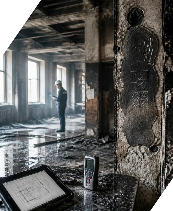 Обследование зданий после пожара в Липецке от 15591 р. | ЭкспертизаРоссия