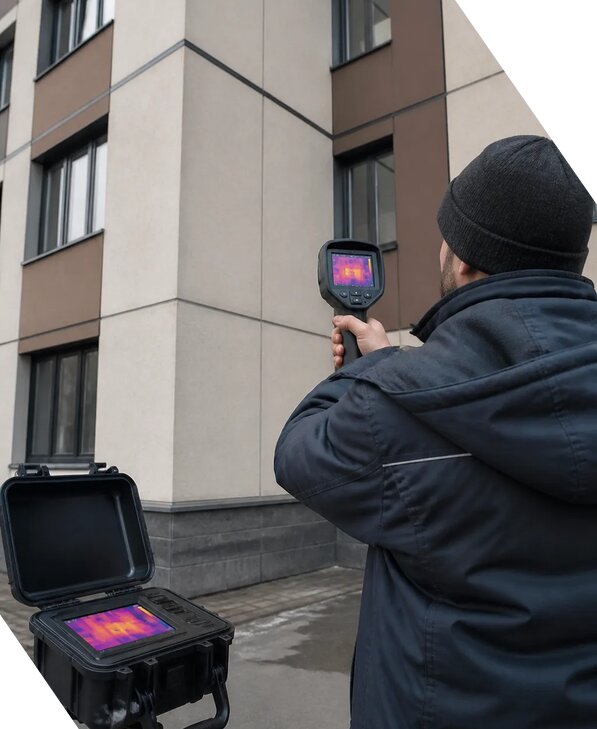 Тепловизионное обследование зданий и сооружений в Липецке